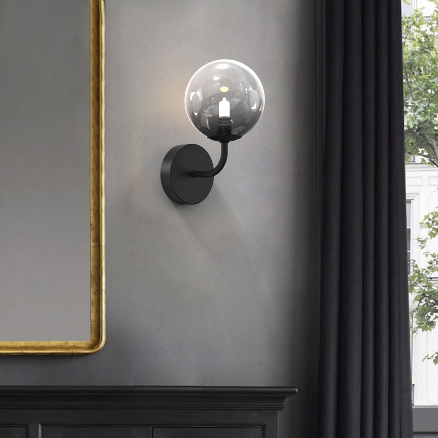 ONLI - Sienas lampa PALOMA 1xG9/10W/230V melna/dūmakains
