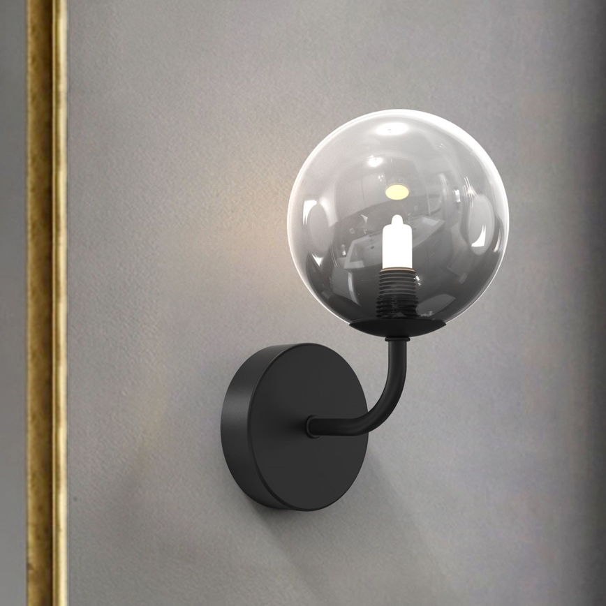 ONLI - Sienas lampa PALOMA 1xG9/10W/230V melna/dūmakains