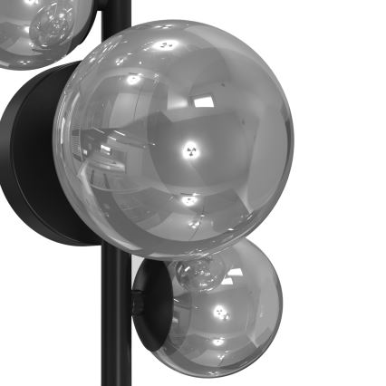 ONLI - Sienas lampa PALOMA 3xG9/10W/230V melna/dūmakains
