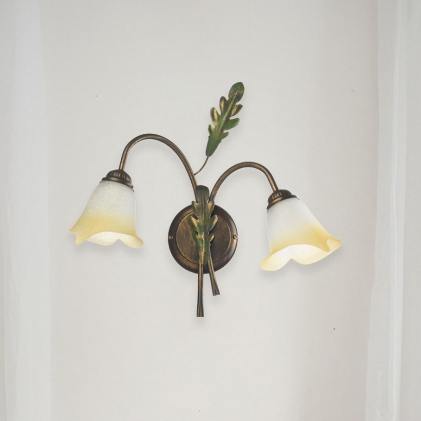 ONLI - Sienas lampa QUERCIA 2xE14/6W/230V