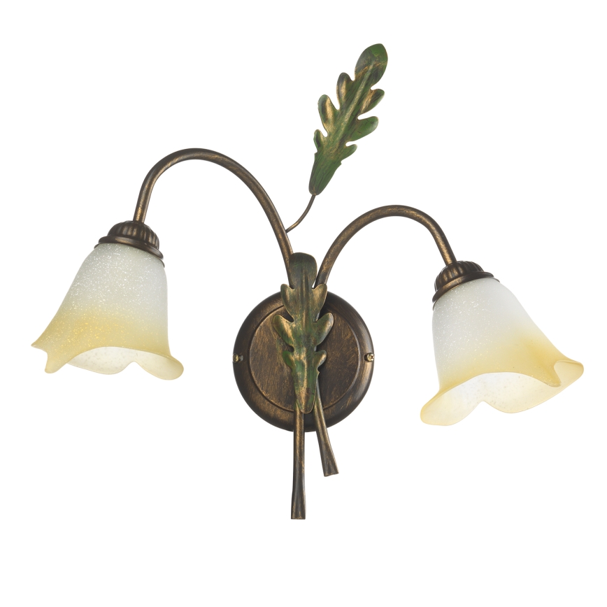 ONLI - Sienas lampa QUERCIA 2xE14/6W/230V