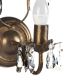 ONLI - Sienas lampa TERESA 1xE14/6W/230V bronza