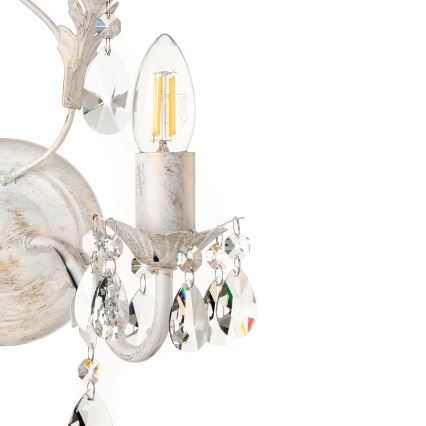 ONLI - Sienas lampa TERESA 2xE14/6W/230V balta