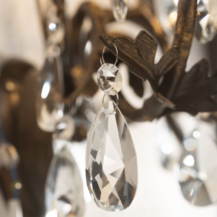 ONLI - Sienas lampa TERESA 2xE14/6W/230V bronza