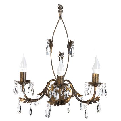 ONLI - Sienas lampa TERESA 3xE14/6W/230V bronza