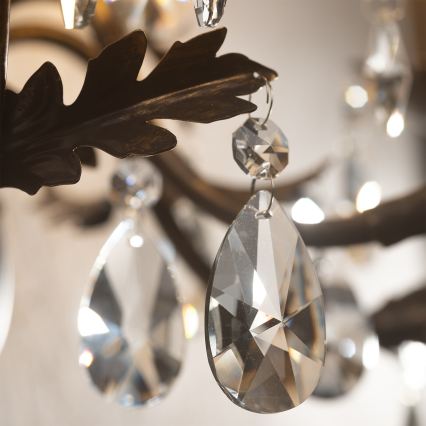 ONLI - Sienas lampa TERESA 5xE14/6W/230V bronza