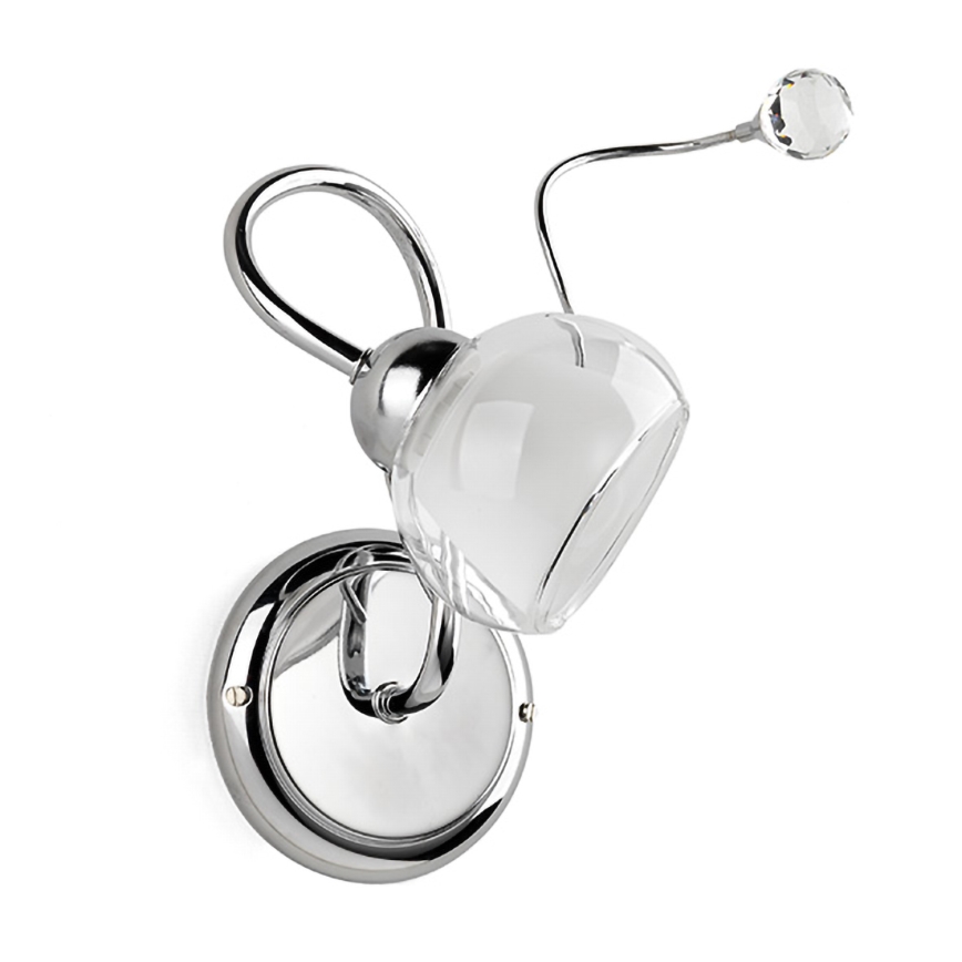 ONLI - Sienas lampa WENDY 1xE14/6W/230V spīdīgi hromēts
