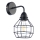 ONLI - Sienas lampa ZIRNEKLIS 1xE27/15W/230V melna