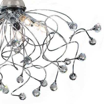 ONLI - Virsapmetuma lustra TRILLY 5xE14/6W/230V