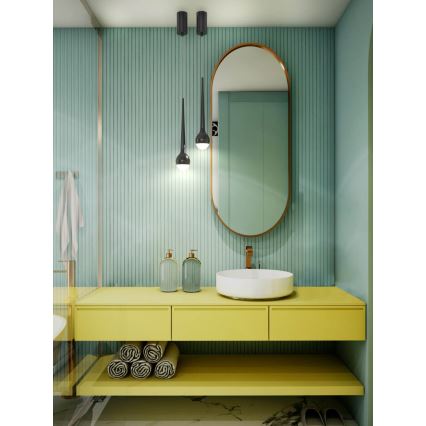 Open Design OR80247 - LED lustra uz troses CAPPI LED/5W/230V melna