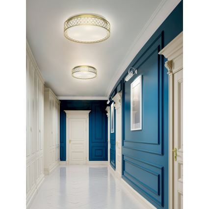 Open Design OR81015 - Griestu gaismeklis CAVALLI 3xE27/15W/230V Ø 52 cm misiņš