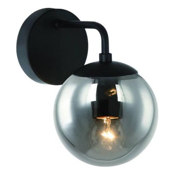Open Design OR81411 - Sienas lampa BAO 1xE27/8W/230V melna/dūmakaina pelēka