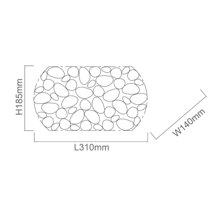 Open Design OR81466 - Sienas gaismeklis CARERA 1xG9/7W/230V balts