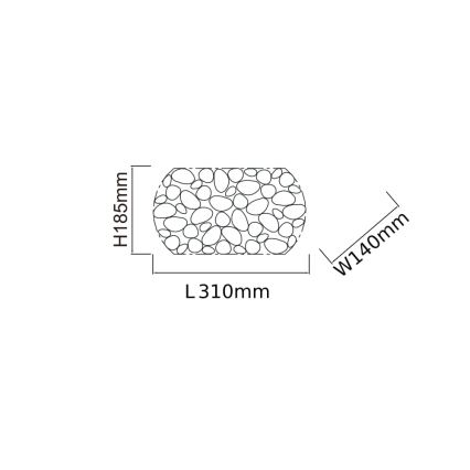 Open Design OR81480 - Sienas gaismeklis CARERA 1xG9/7W/230V rožu zelts