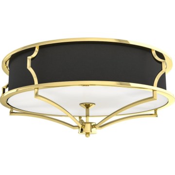 Open Design OR84450 - Griestu lampa STESSO 4xE27/12W/230V Ø 65 cm zelta/melna