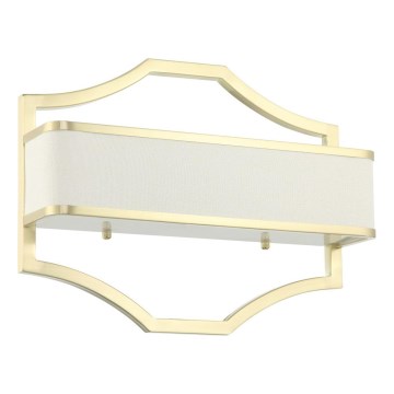 Open Design OR84511 - Sienas gaismeklis GERDO 2xE14/12W/230V misiņš/balts