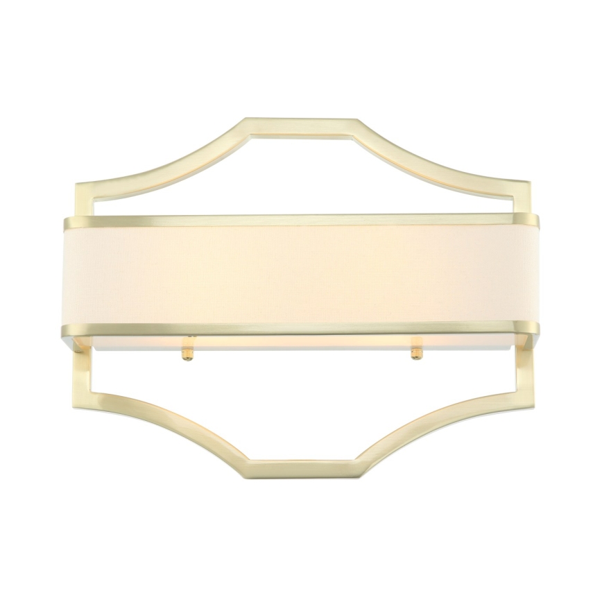 Open Design OR84511 - Sienas gaismeklis GERDO 2xE14/12W/230V misiņš/balts