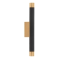 Open Design OR84573 - Sienas gaismeklis Q 2xG9/3,5W/230V melns/zelts