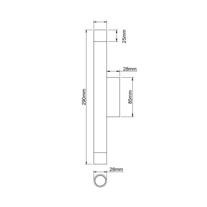 Open Design OR84573 - Sienas gaismeklis Q 2xG9/3,5W/230V melns/zelts