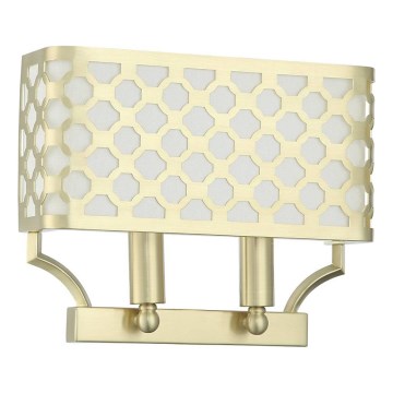 Open Design OR84603 - Sienas gaismeklis VERNO 2xE14/12W/230V misiņš