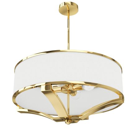 Open Design OR84825 - Lustra uz stieņa GERDO 4xE27/12W/230V zelta/balta