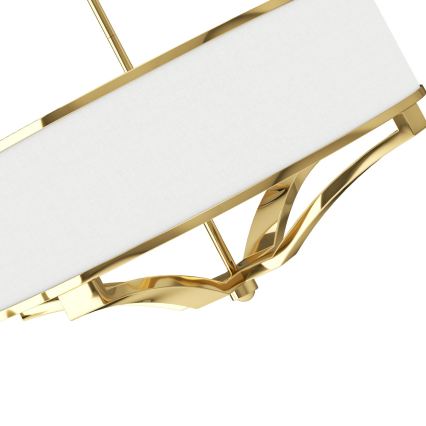 Open Design OR84825 - Lustra uz stieņa GERDO 4xE27/12W/230V zelta/balta