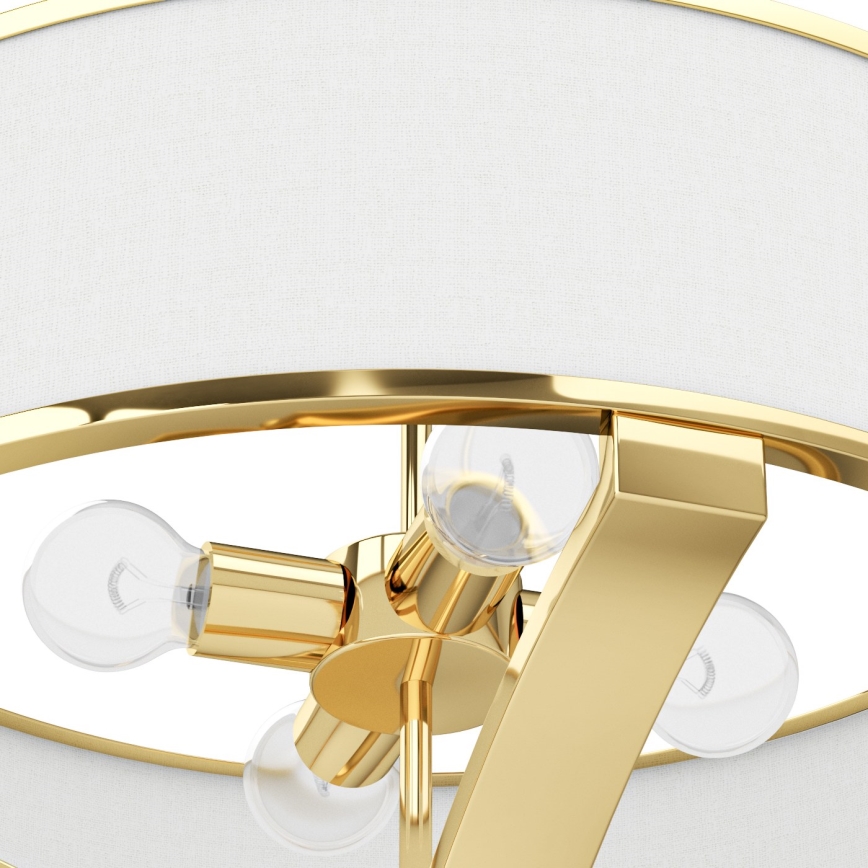 Open Design OR84825 - Lustra uz stieņa GERDO 4xE27/12W/230V zelta/balta