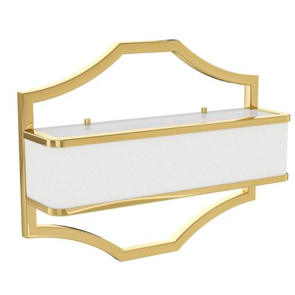 Open Design OR84832 - Sienas gaismeklis GERDO 2xE14/12W/230V zelta/balta