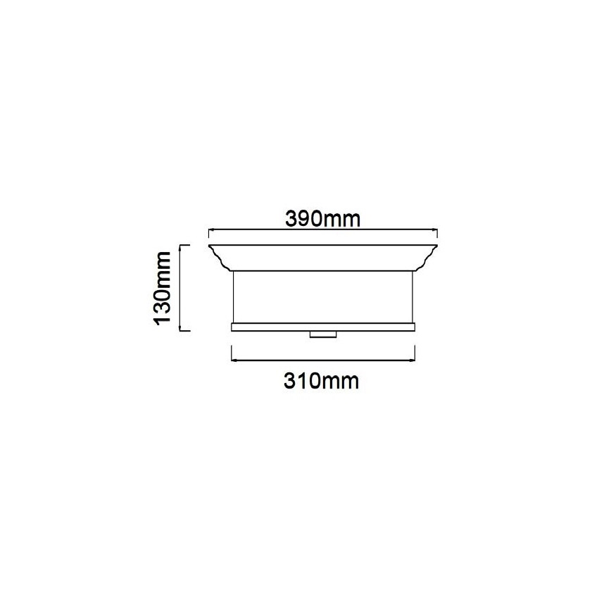 Open Design OR84870 - Griestu lampa FAMBURO 3xE14/12W/230V Ø 31 cm zelta