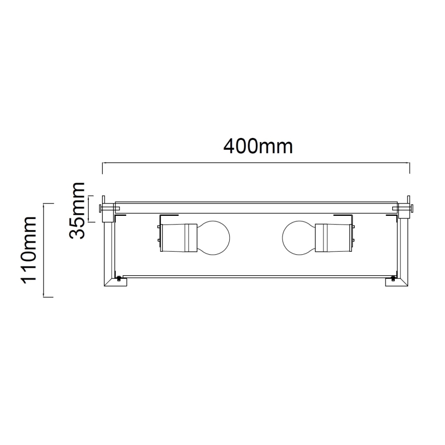 Open Design OR84955 - Griestu gaismeklis ROMI 3xE14/12W/230V Ø 40 cm misiņš