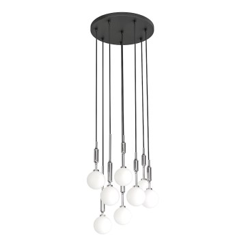 Open Design OR85327 - Lustra ERO uz troses 8xG9/8W/230V spīdīgs hroms