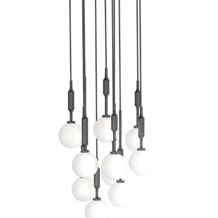 Open Design OR85372 - piekaramā lustra uz troses ERO 10xG9/8W/230V melna