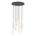 Open Design OR85396 - Piekaramā lustra uz troses ERO 12xG9/8W/230V zelta