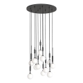 Open Design OR85402 - Lustra uz stieples ERO 12xG9/8W/230V melna