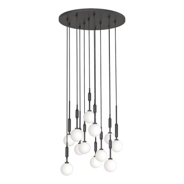 Open Design OR85402 - Lustra uz stieples ERO 12xG9/8W/230V melna