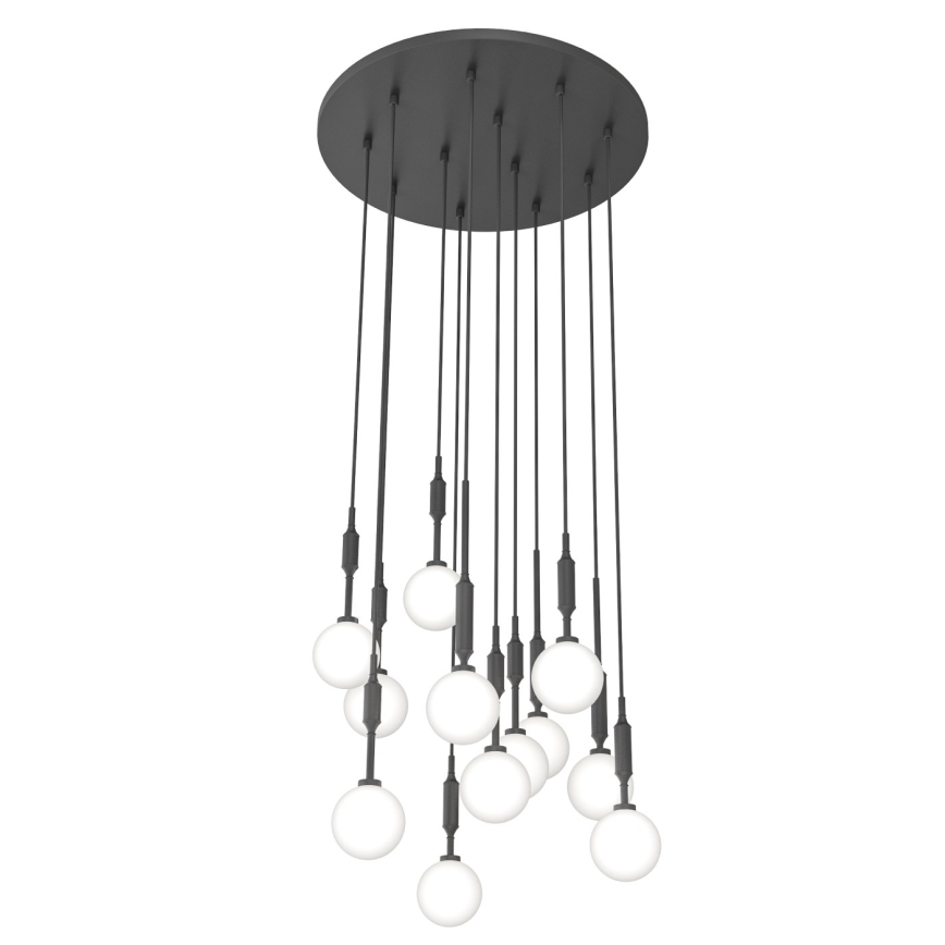 Open Design OR85402 - Lustra uz stieples ERO 12xG9/8W/230V melna