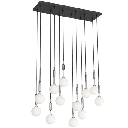 Open Design OR85440 - Lustra uz kabeļa ERO 12xG9/8W/230V pulēts hroms