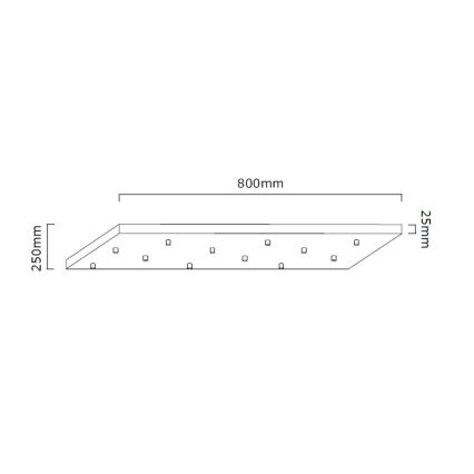 Open Design OR85440 - Lustra uz kabeļa ERO 12xG9/8W/230V pulēts hroms