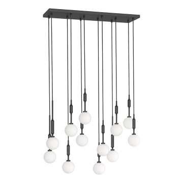 Open Design OR85464 - Lustra uz troses ERO 12xG9/8W/230V melna