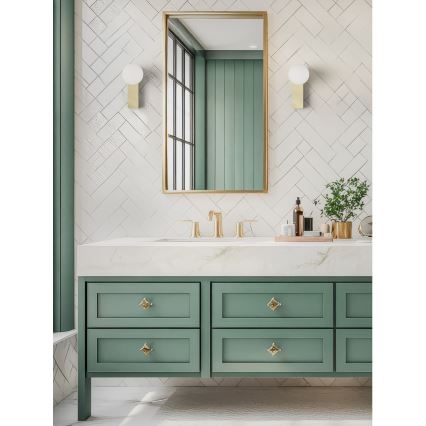 Open Design OR85532 - Vannas istabas sienas gaismeklis BOLETTA 1xG9/8W/230V IP44 misiņš