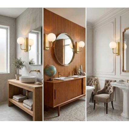 Open Design OR85600 - Sienas gaismeklis vannas istabai ERO 1xG9/9W/230V IP44 misiņš