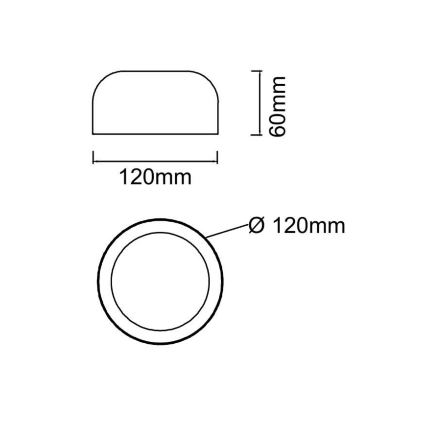 Open Design OR85907 - LED griestu lampa CEDRONE LED/8W/230V 3000/4500/6500K Ø 12 cm bēša