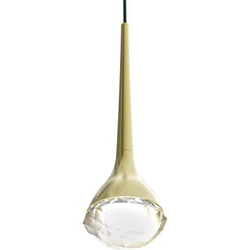 Open Design OR86171 - LED pakarināmais gaismeklis ar kabeli CRIMA LED/7W/230V misiņš