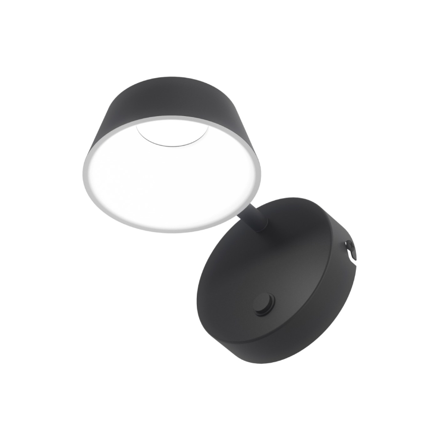 Open Design OR86522 - LED sienas lampa TIMO LED/6W/230V 3000/4500/6500K melna