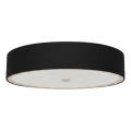 Open Design OR86553 - Griestu lampa ZALINDRO 6xE27/15W/230V Ø 74,5 cm melna/zelta