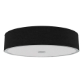 Open Design OR86577 - Griestu gaismeklis ZALINDRO 6xE27/15W/230V Ø 74,5 cm melns/spīdīgs hroms