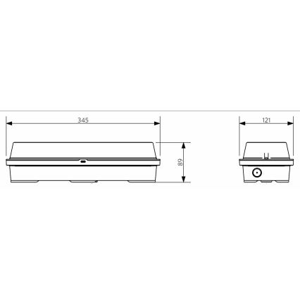 Opple 26277 - LED Lielas slodzes gaismeklis ECOMAX LED/5W/230V IP65