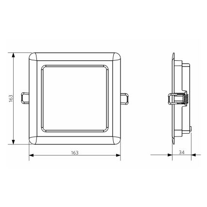 Opple 26664 - LED Vannas istabas piekaramo griestu gaismeklis LED/12W/230V 3000K IP44