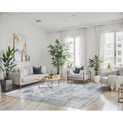 Orientālais paklājs DOVE-VINTAGE, 120 x 170 cm, 2600 g/m², pelēks