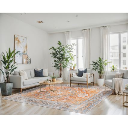 Orientālais paklājs DOVE-VINTAGE 160x220 cm 2600 g/m2 oranžs